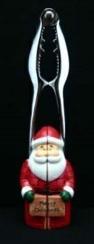 Santa Father Christmas Nut Cracker by Gisela Graham. Nut crackers with a Father Christmas handle are sure to please when they get brought out year after year. This Nut Cracker can go away with your Christmas decorations and come out for the festive period, keeping in special. Size 19x6x4cm<br><br>
If it is Christmas Decorations to be sent anywhere in the UK you are after than look no further than Booker Flowers and Gifts Liverpool UK. Our Christmas Decorations are specially selected from across a range of suppliers. This way we can bring you the very best of what is available in Christmas Decorations.<br><br>
Gisela loves Christmas Gisela Graham Limited is one of Europes leading giftware design companies. Gisela made her name designing exquisite Christmas and Easter decorations. However she has now turned her creative design skills to designing pretty things for your kitchen, home and garden. She has a massive range of over 4500 products of which Gisela is personally involved in the design and selection of. In their own words Gisela Graham Limited are about marking special occasions and celebrations. Such as Christmas, Easter, Halloween, birthday, Mothers Day, Fathers Day, Valentines Day, Weddings Christenings, Parties, New Babies. All those occasions which make life special are beautifully celebrated by Gisela Graham Limited.<br><br>
Christmas and it is her love of this occasion which made her company Gisela Graham Limited come to fruition. Every year she introduces completely new Christmas Collections with Unique Christmas decorations. Gisela Grahams Christmas ranges appeal to all ages and pockets.<br><br>
Gisela Graham Christmas Decorations are second not none a really large collection of very beautiful items she is especially famous for her Fairies and Nativity. If it is really beautiful and charming Christmas Decorations you are looking for think no further than Gisela Graham.<br><br>
This Santa Father Christmas nutcracker by Gisela Graham will compliment your Christmas Decoration.  Coming out year after year he will bring a smile to your face and bringing Christmas cheer and festive spirit to the house. For Gisela Graham Christmas Decorations sent anywhere in the UK remember Booker Flowers and Gifts in Liverpool UK
